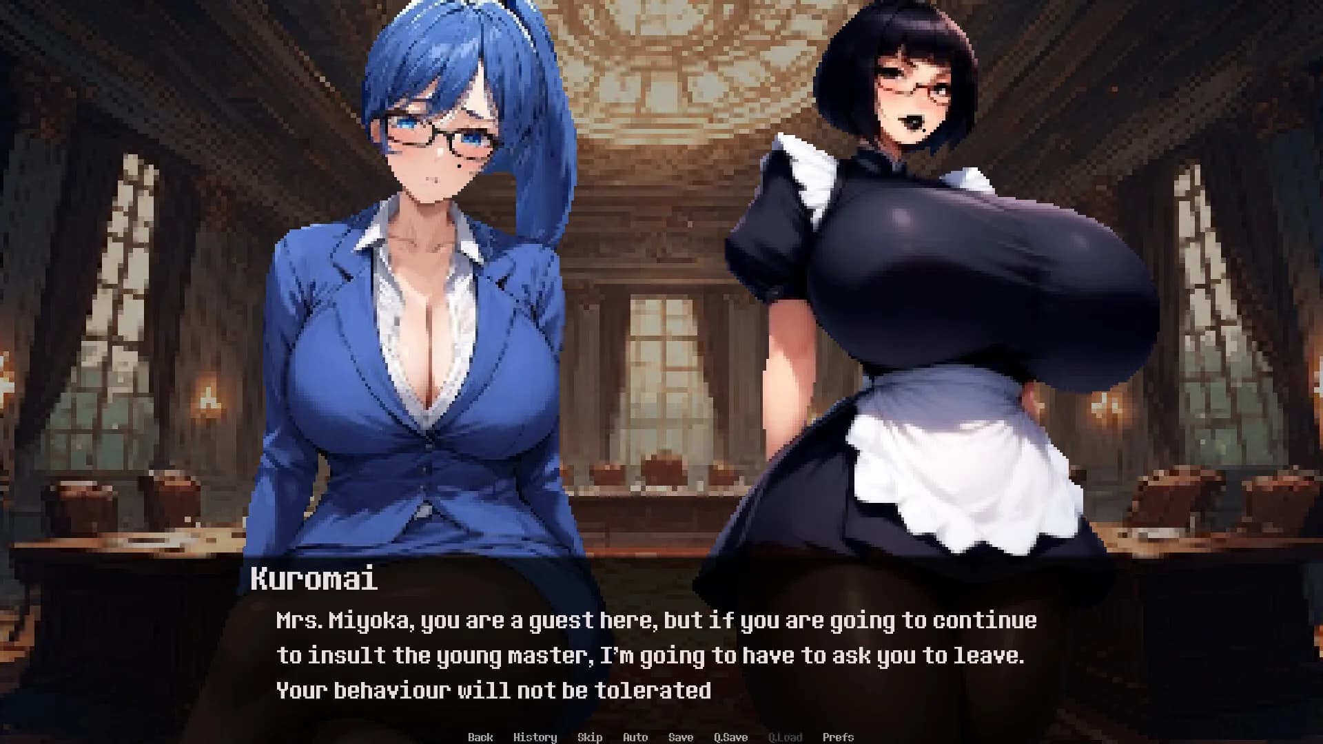 Dominated by: Yandere Goth Maid görsel 3