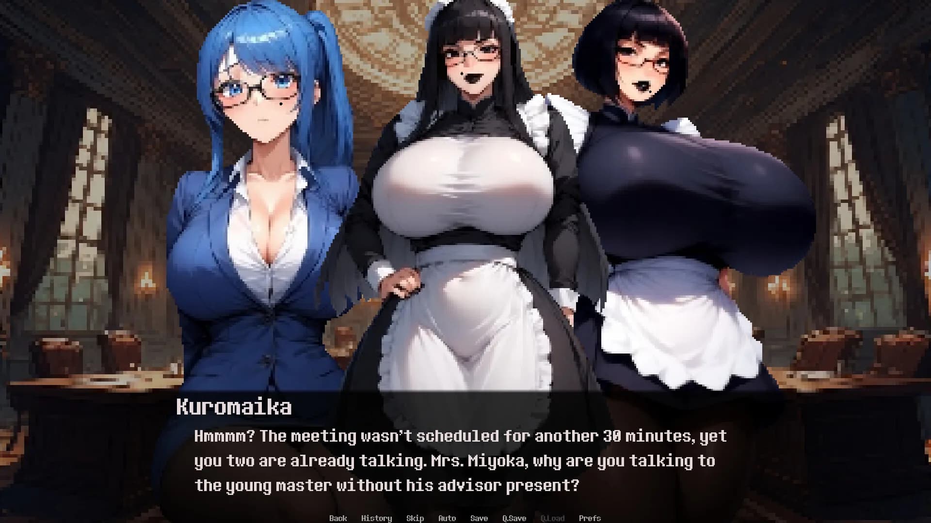 Dominated by: Yandere Goth Maid görsel 4