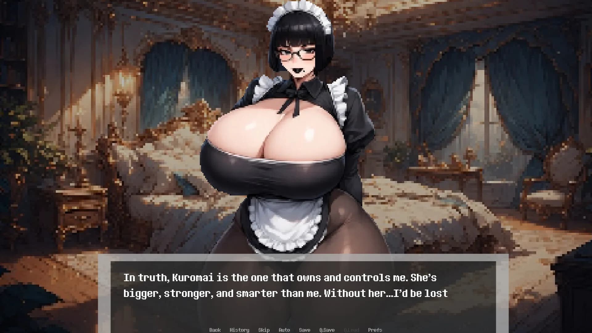 Dominated by: Yandere Goth Maid görsel 5
