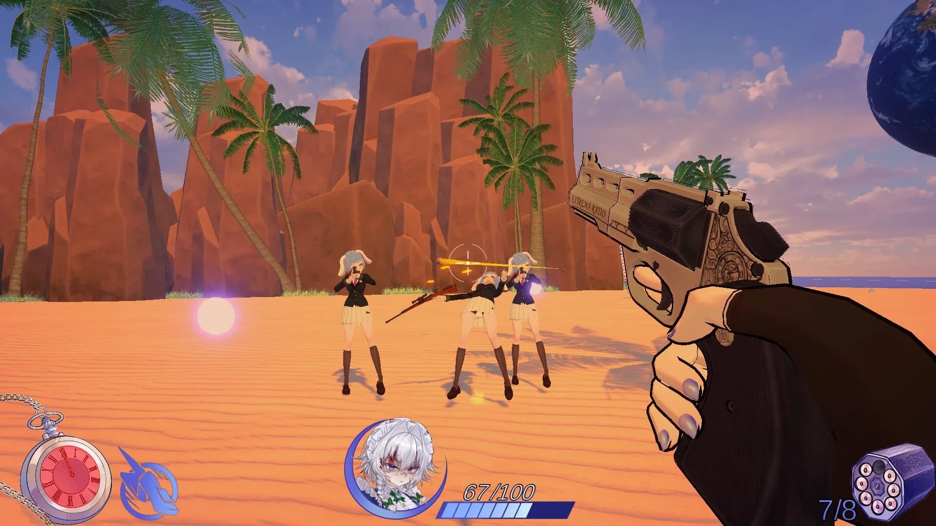 I Am Sakuya FPS: Lunarian Invasion görsel 2