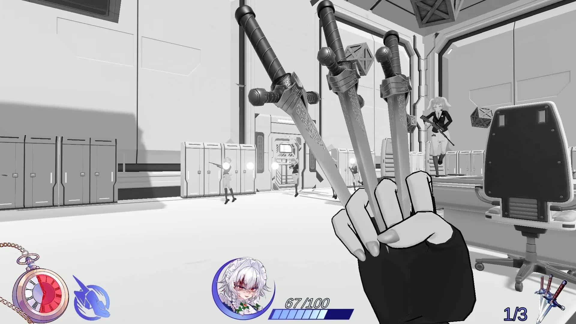 I Am Sakuya FPS: Lunarian Invasion görsel 5