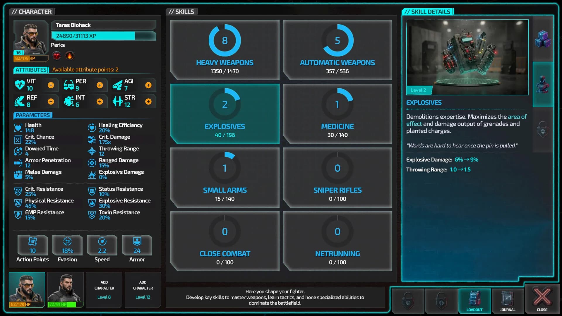 Humanity Echo: Cyberpunk Tactical RPG görsel 9