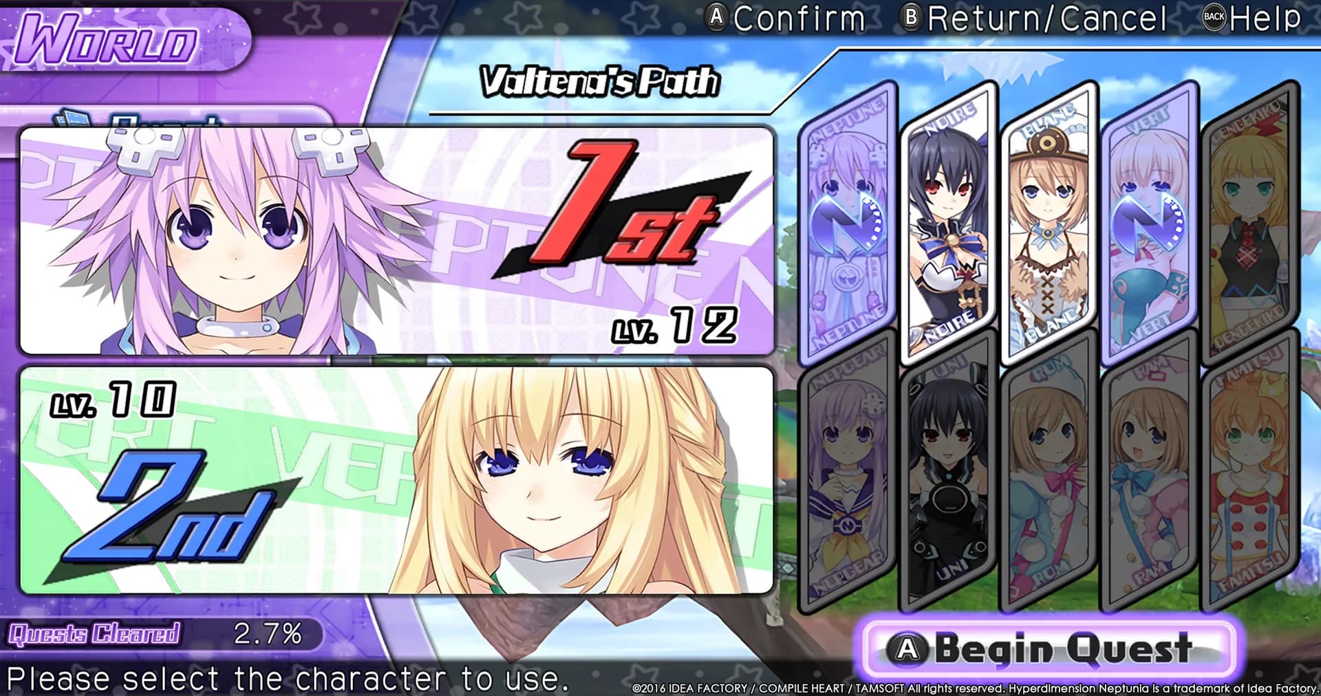 Hyperdimension Neptunia U: Action Unleashed görsel 7
