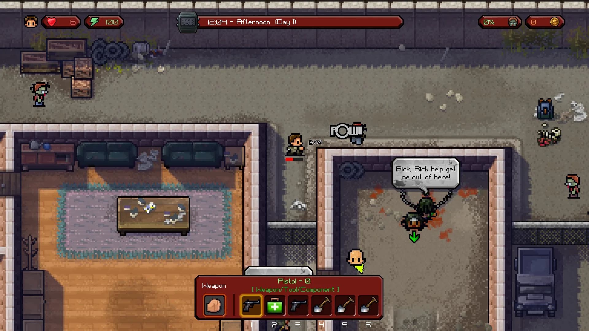 The Escapists: The Walking Dead görsel 14