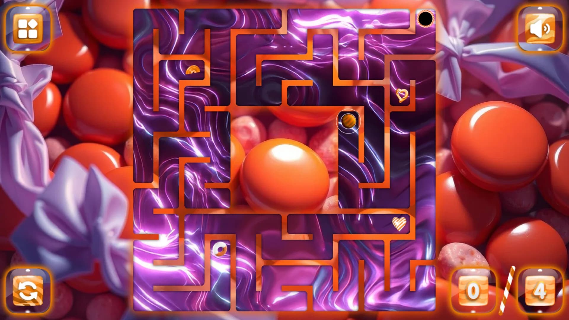 Sweetie Candy Maze: Orange görsel 5