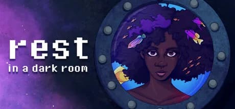 rest: in a dark room