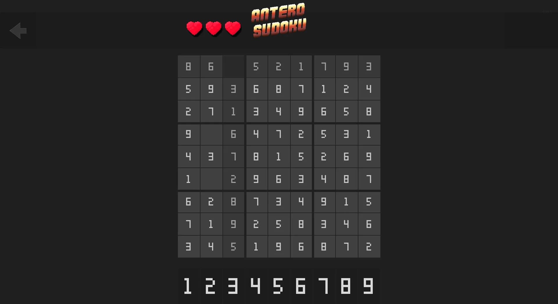 Antero Sudoku görsel 2