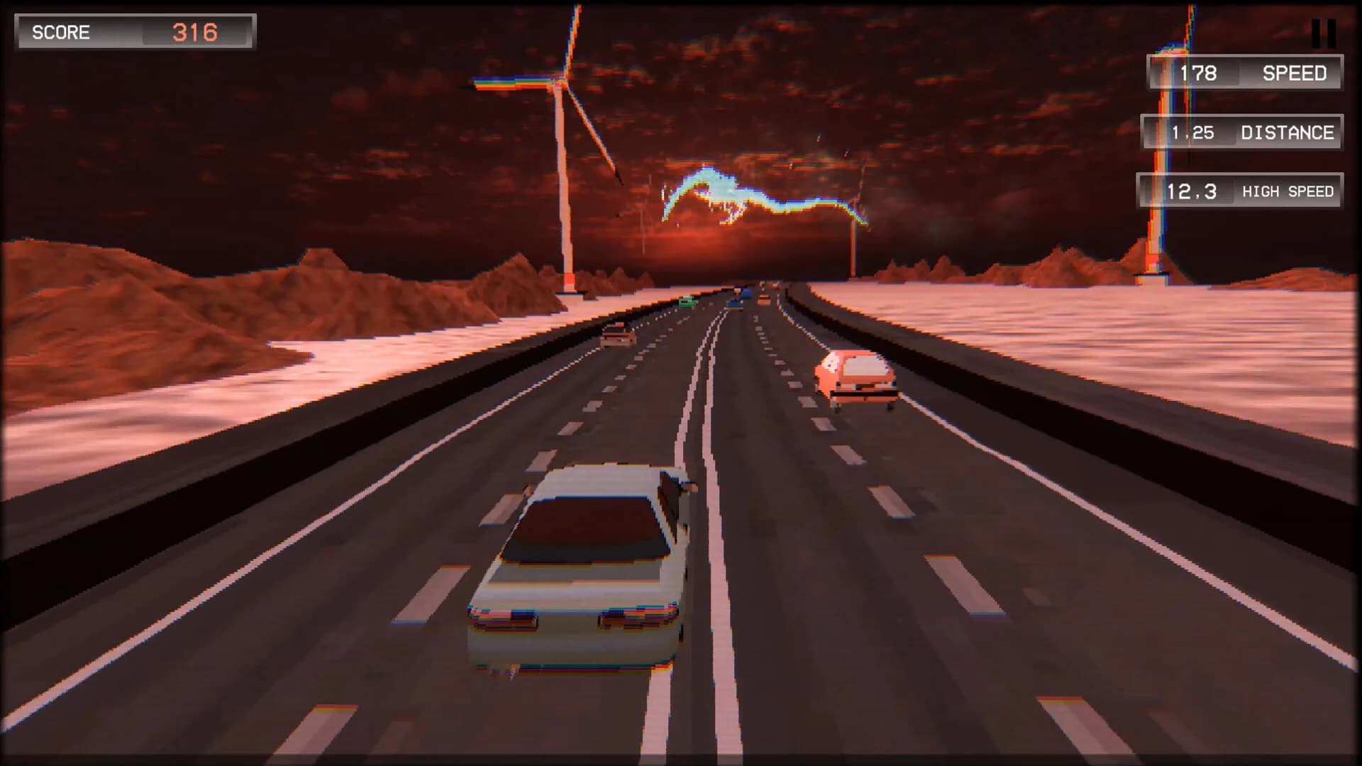 Drift Highway: Retro Console Edition görsel 6
