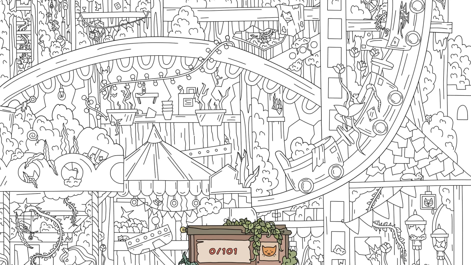 Hidden Cats: Old Amusement Park görsel 5