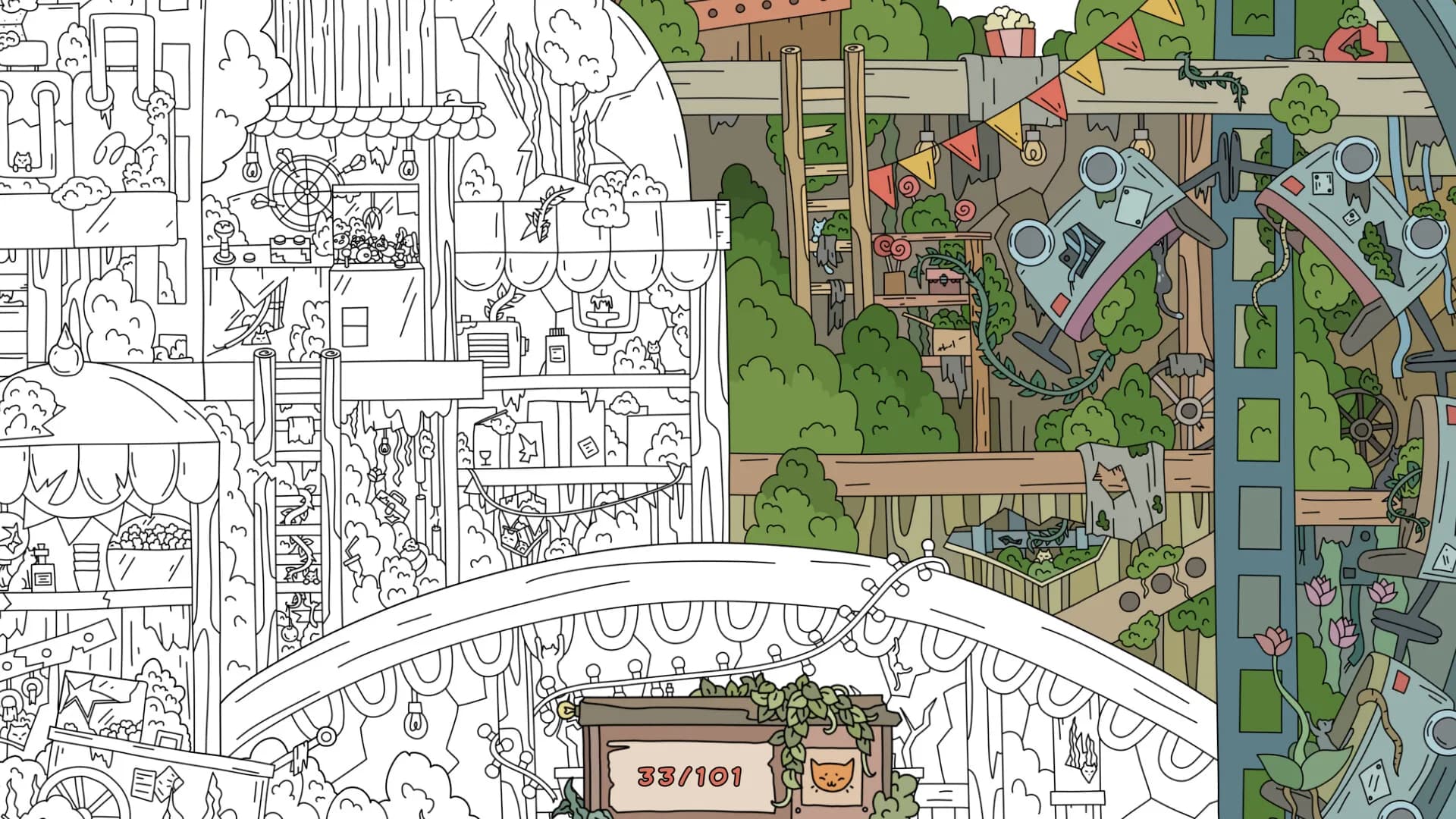 Hidden Cats: Old Amusement Park görsel 7