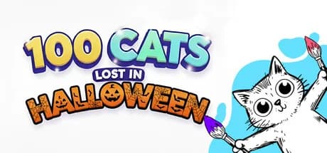 100 Cats Lost in Halloween Havoc görsel 1