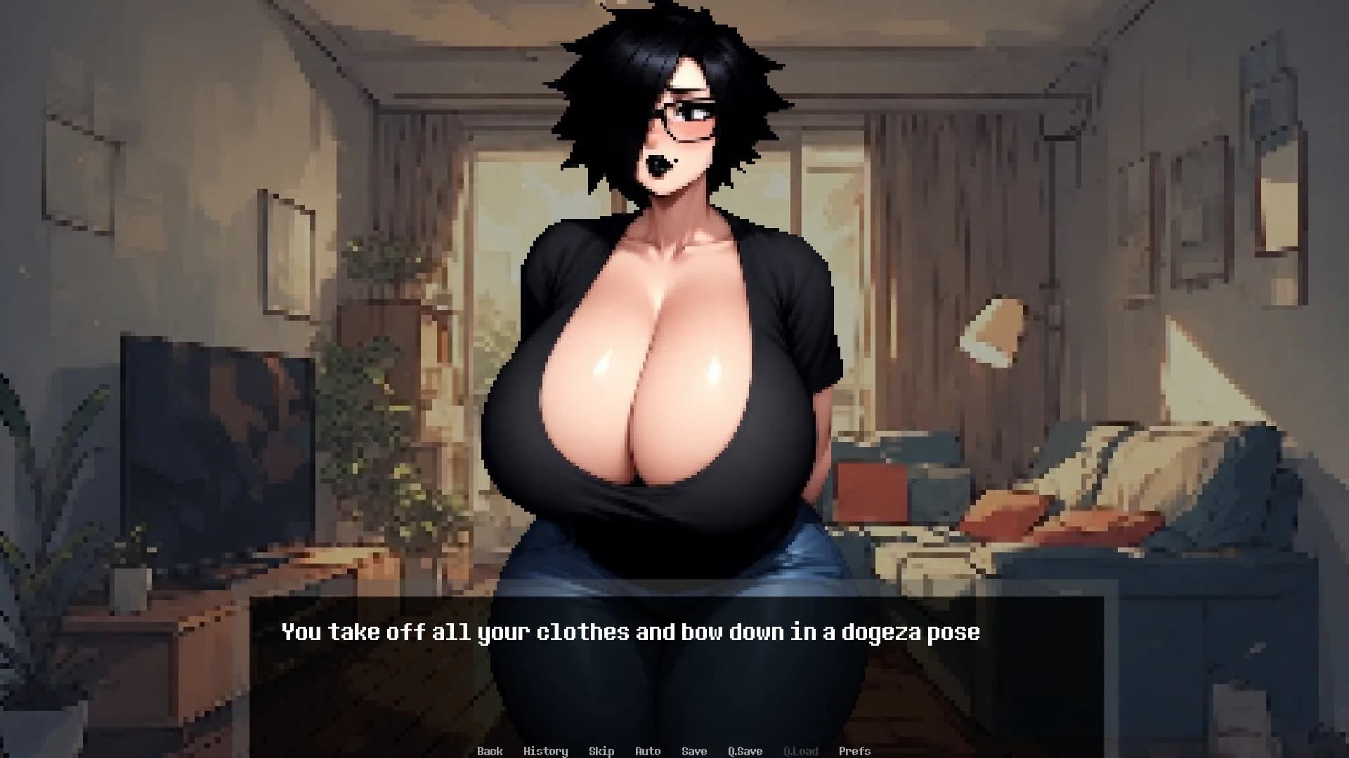 My Hot Goth Roommate Became My Goonmate görsel 4