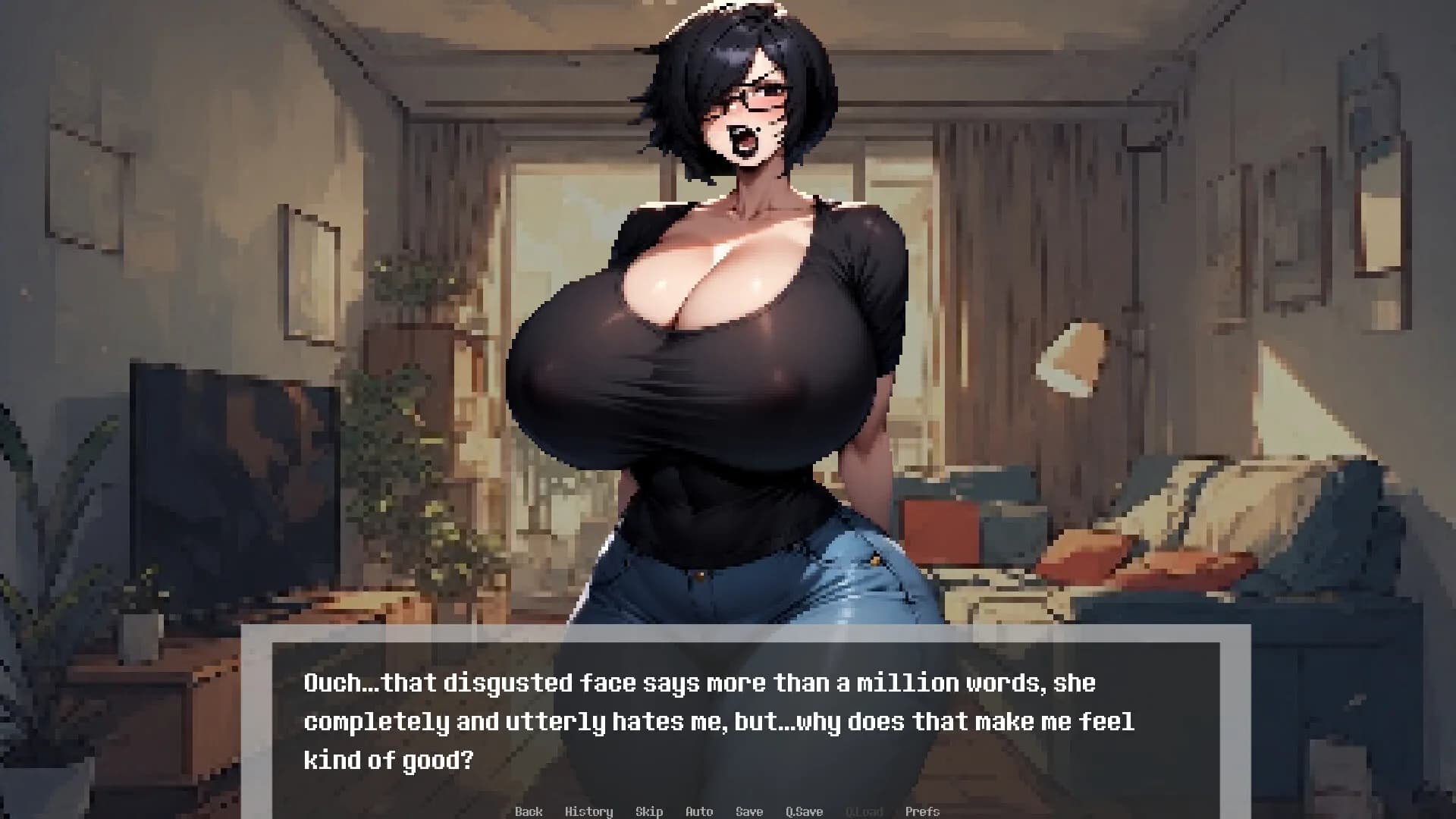 My Hot Goth Roommate Became My Goonmate görsel 6