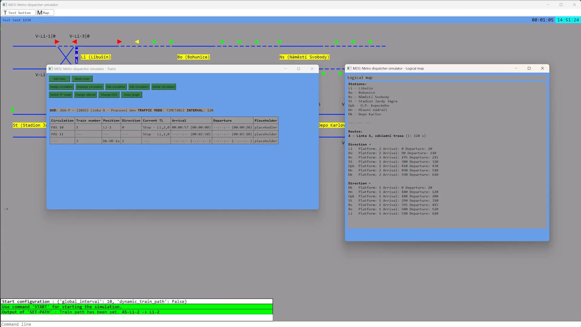 MDS: Metro dispatcher simulator görsel 3