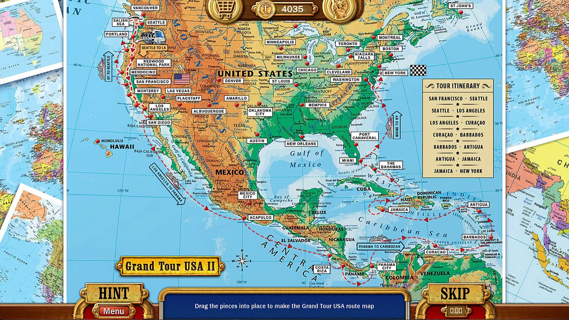 Vacation Adventures: Cruise Director 9 Grand Tour USA 2 Collector's Edition görsel 4