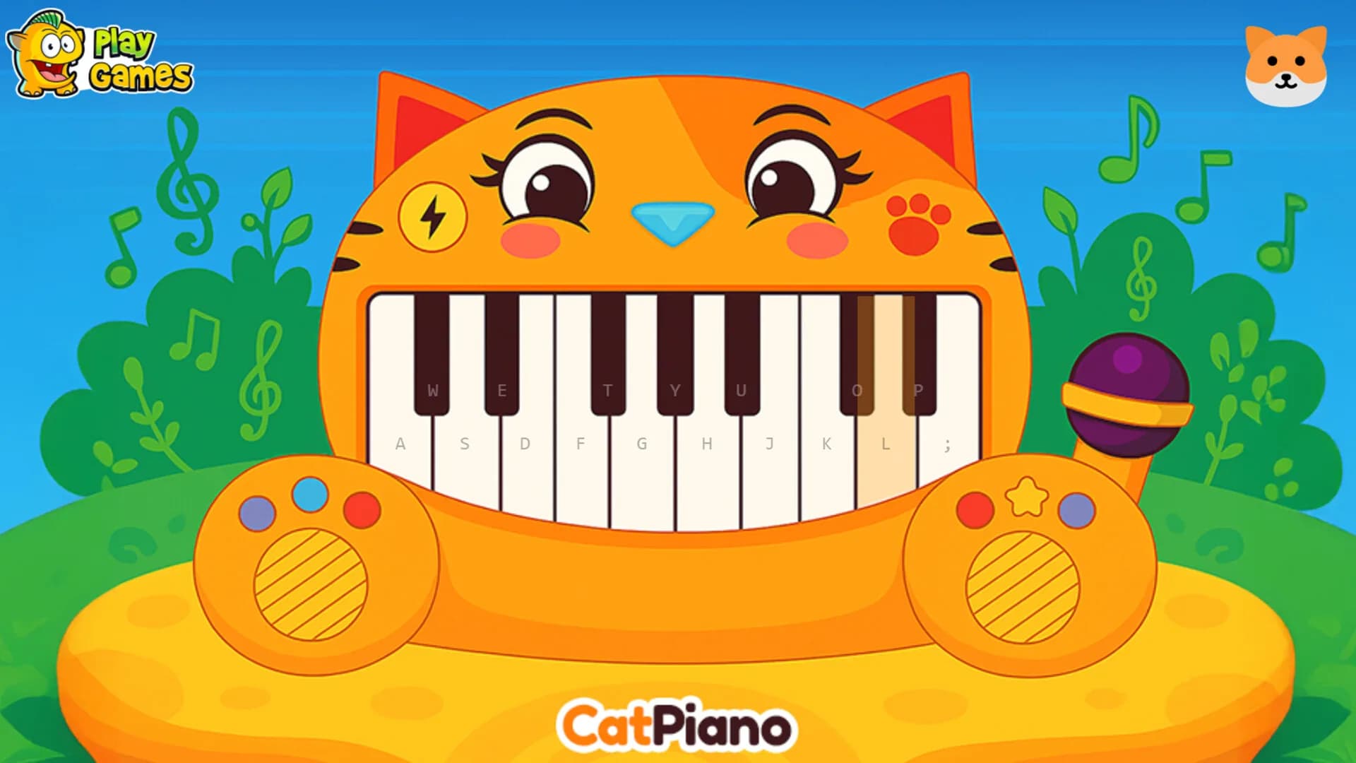Cat Piano for Kids görsel 2