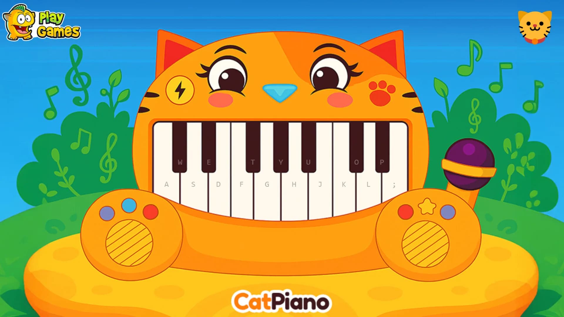 Cat Piano for Kids görsel 4