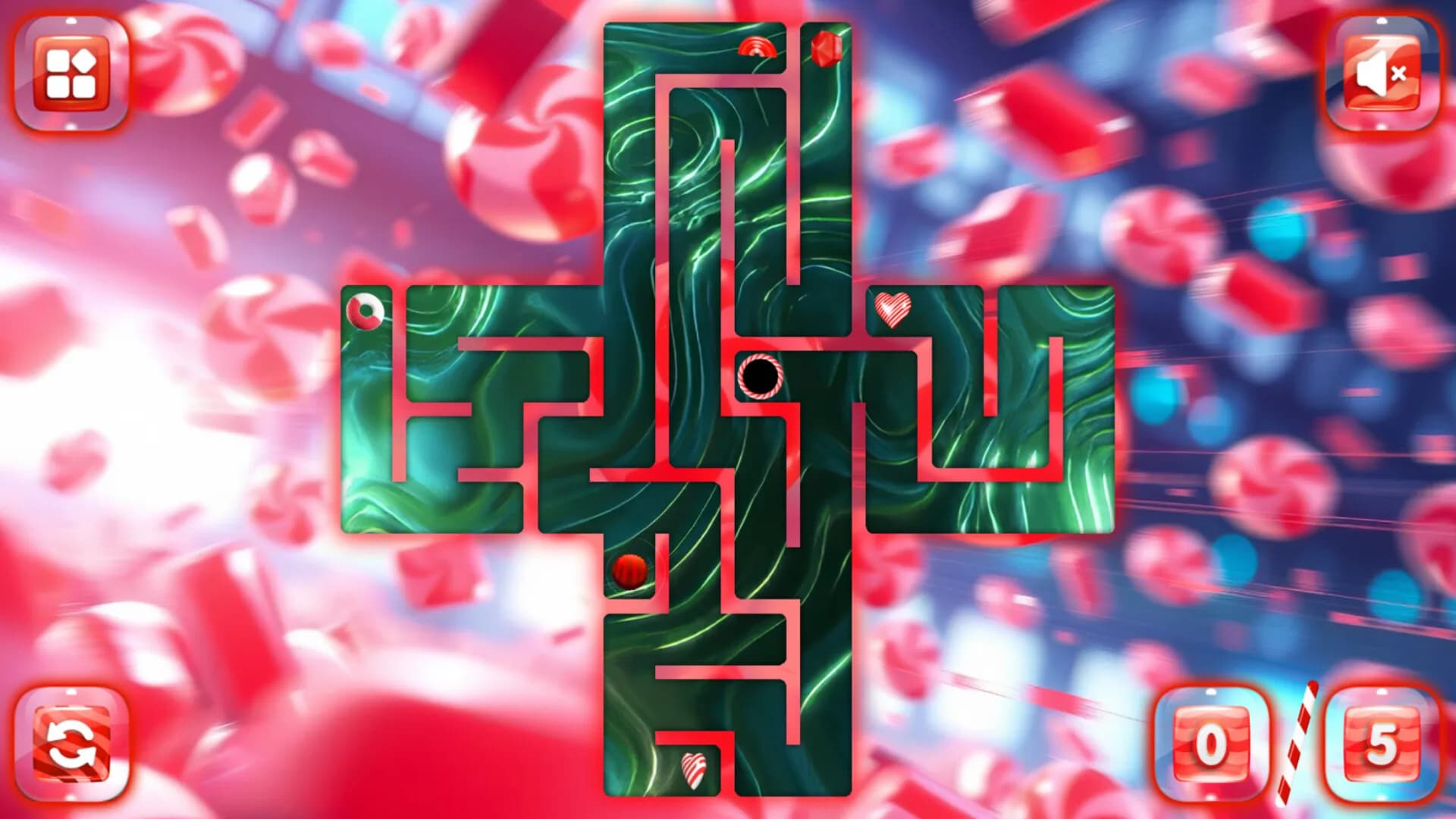 Sweetie Candy Maze: Red Cherry görsel 2
