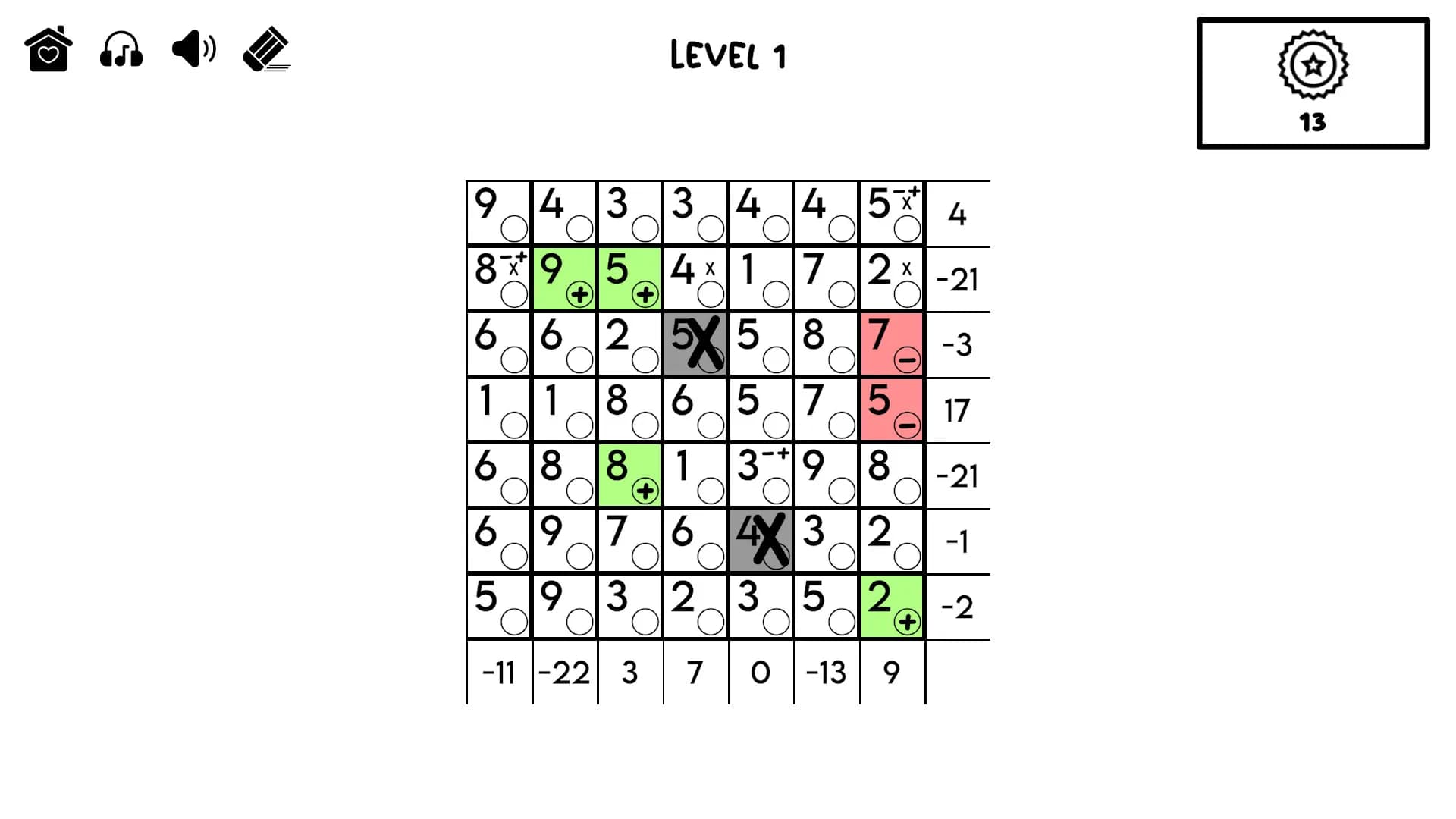 FlipSum - A Puzzle By Claris Richter görsel 5