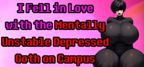 I Fell in Love with the Mentally Unstable Depressed Goth on Campus görsel 1