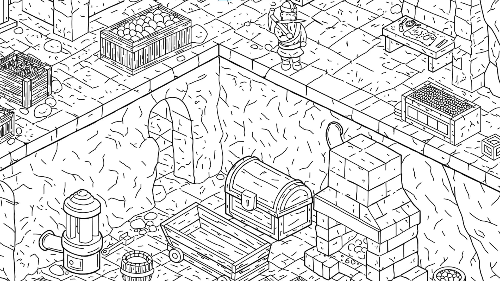 Find Meow in Dwarf Mines görsel 2