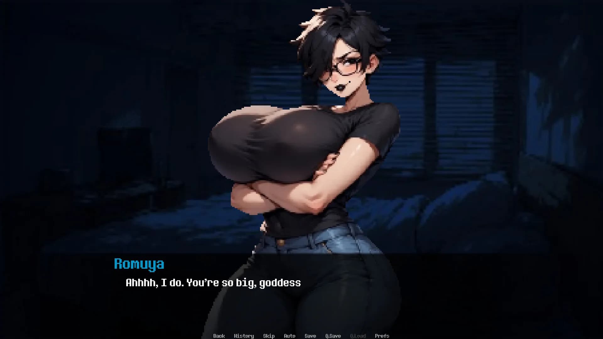 My Hot Goth Roommate Became My Goonmate 2 görsel 2