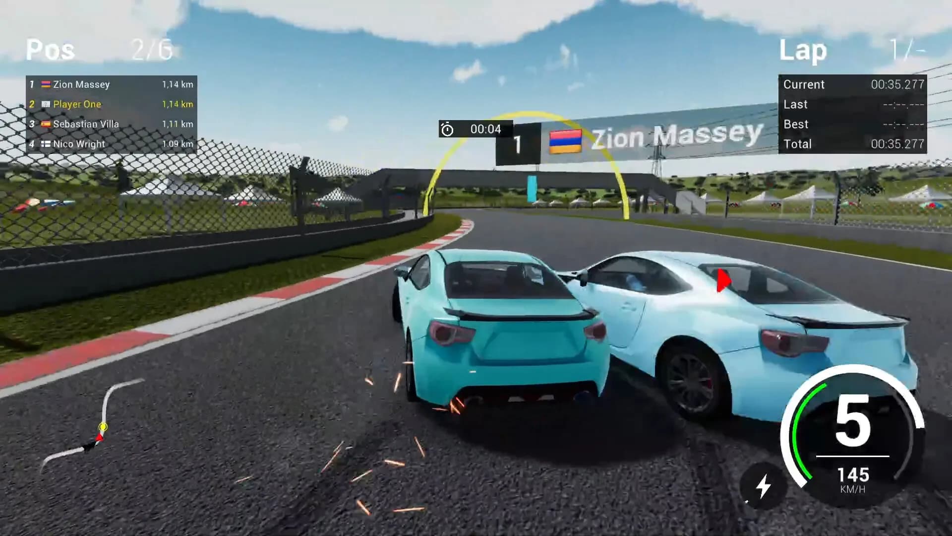 Car Race Simulator görsel 2