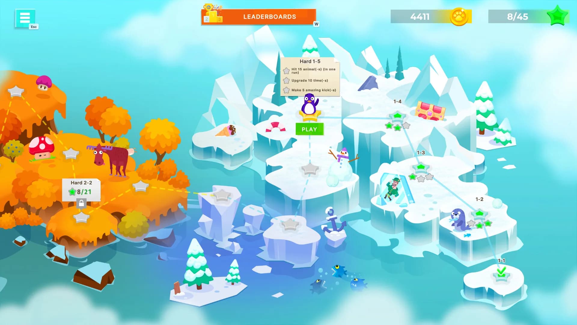 Bouncemasters 2: Pengu Throw görsel 2