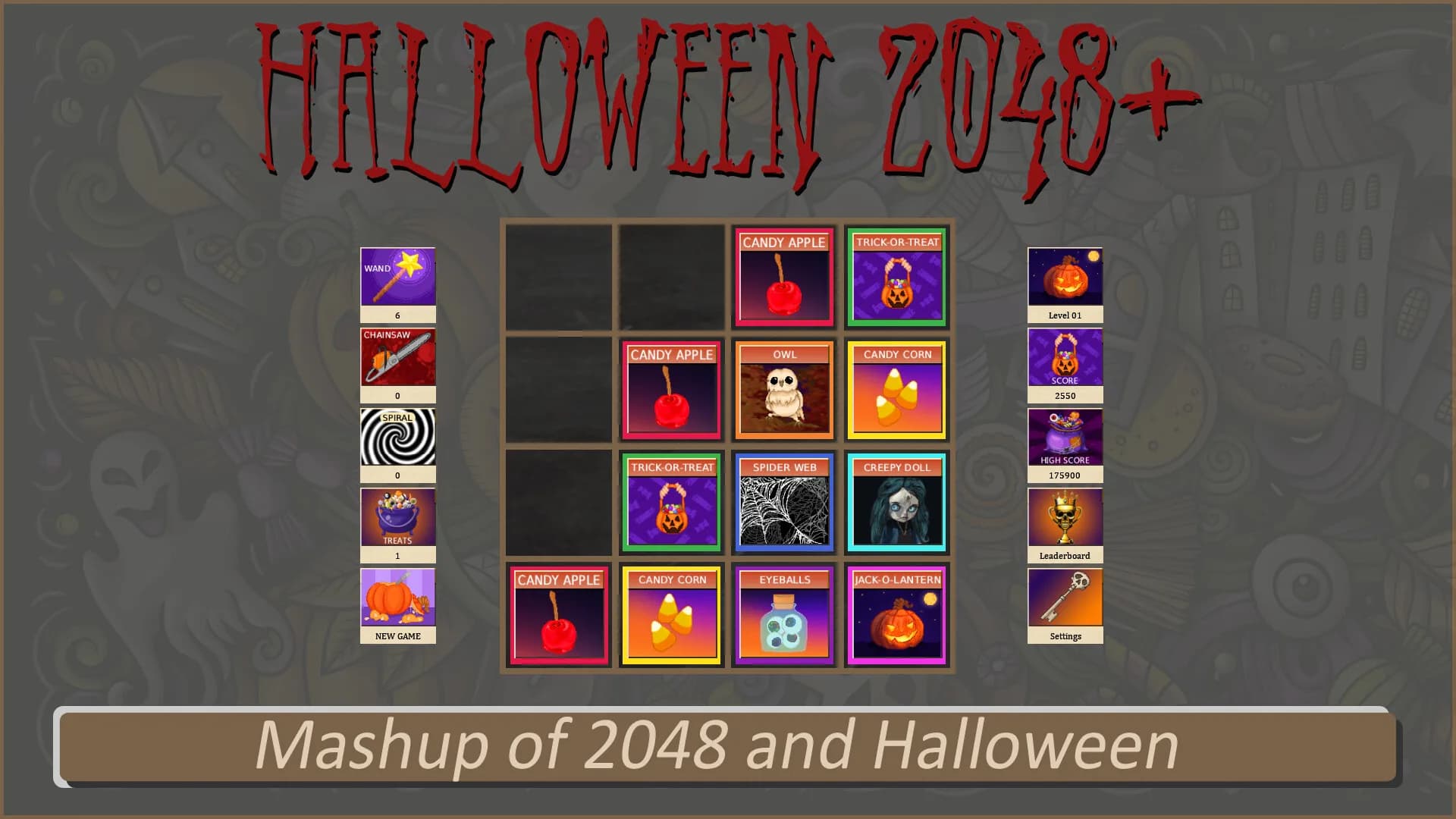 Halloween 2048 görsel 2