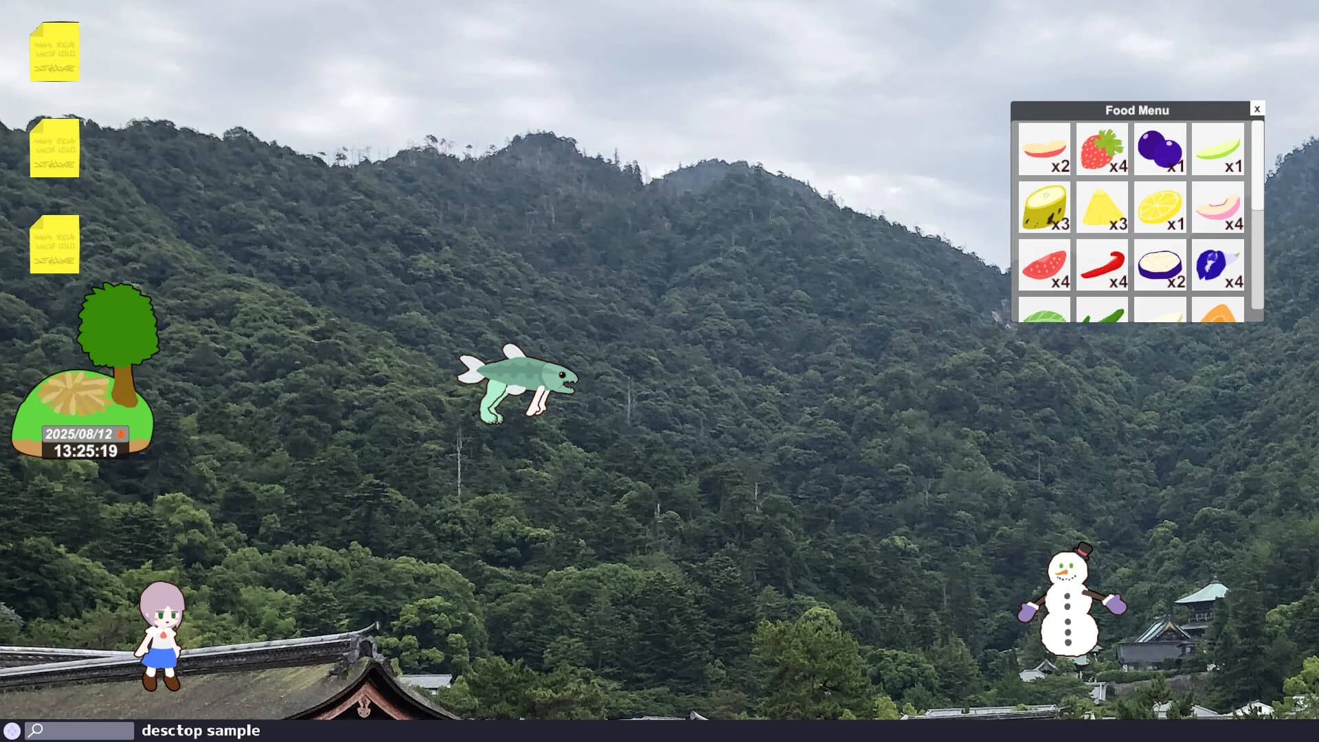 デスクトップマスコット ~ たすモンの小島 görsel 4