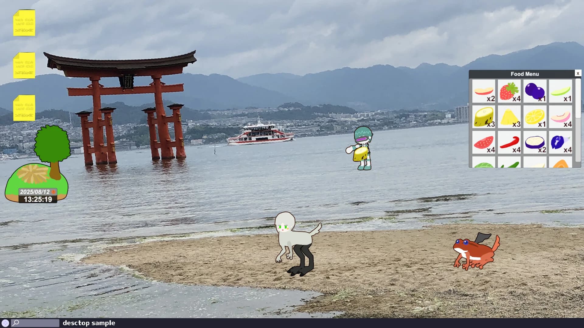 デスクトップマスコット ~ たすモンの小島 görsel 6