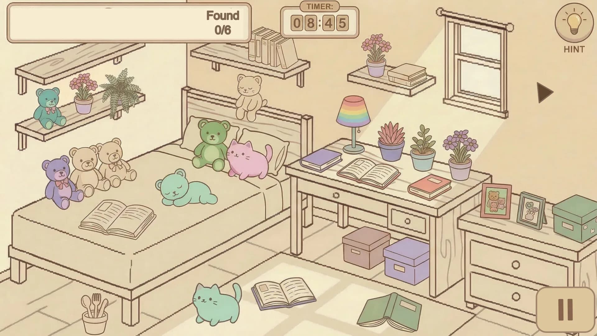 Cozy Pages: Find & Color görsel 2