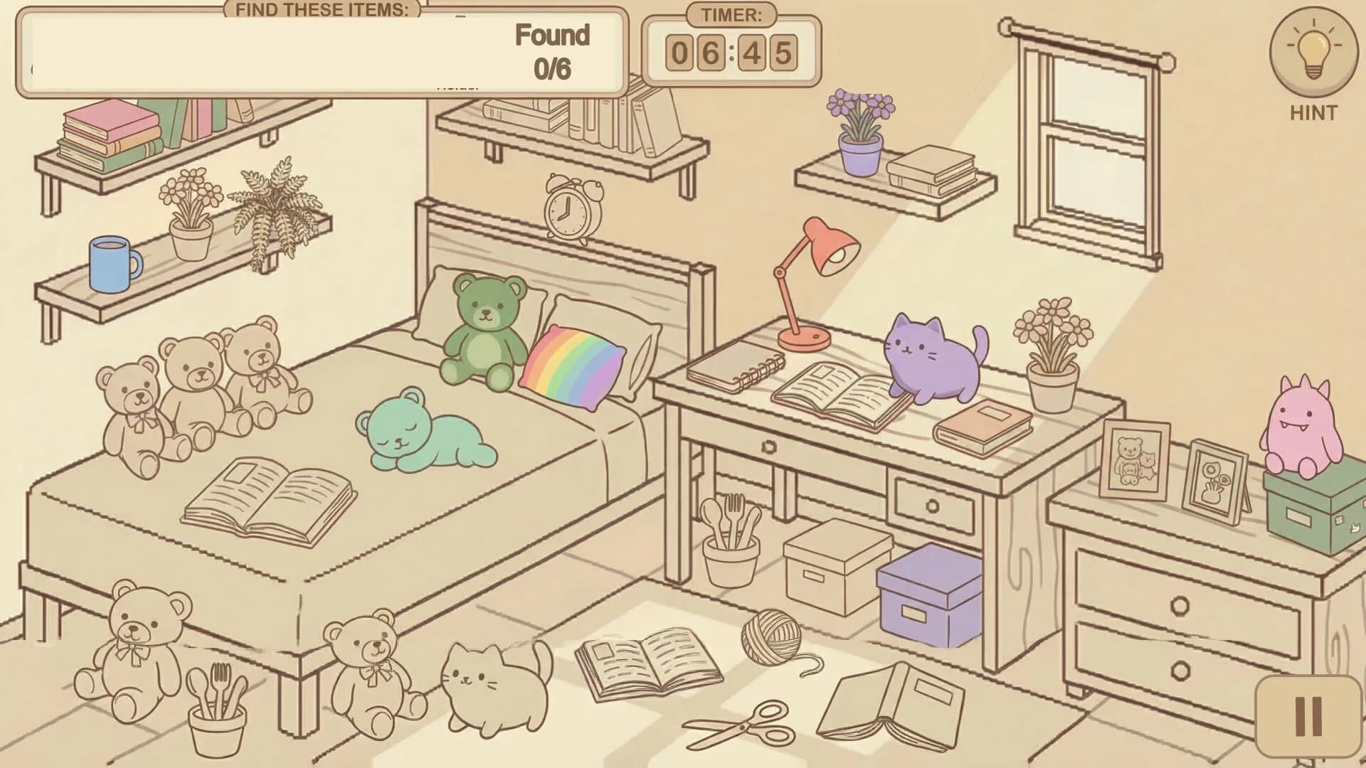 Cozy Pages: Find & Color görsel 6