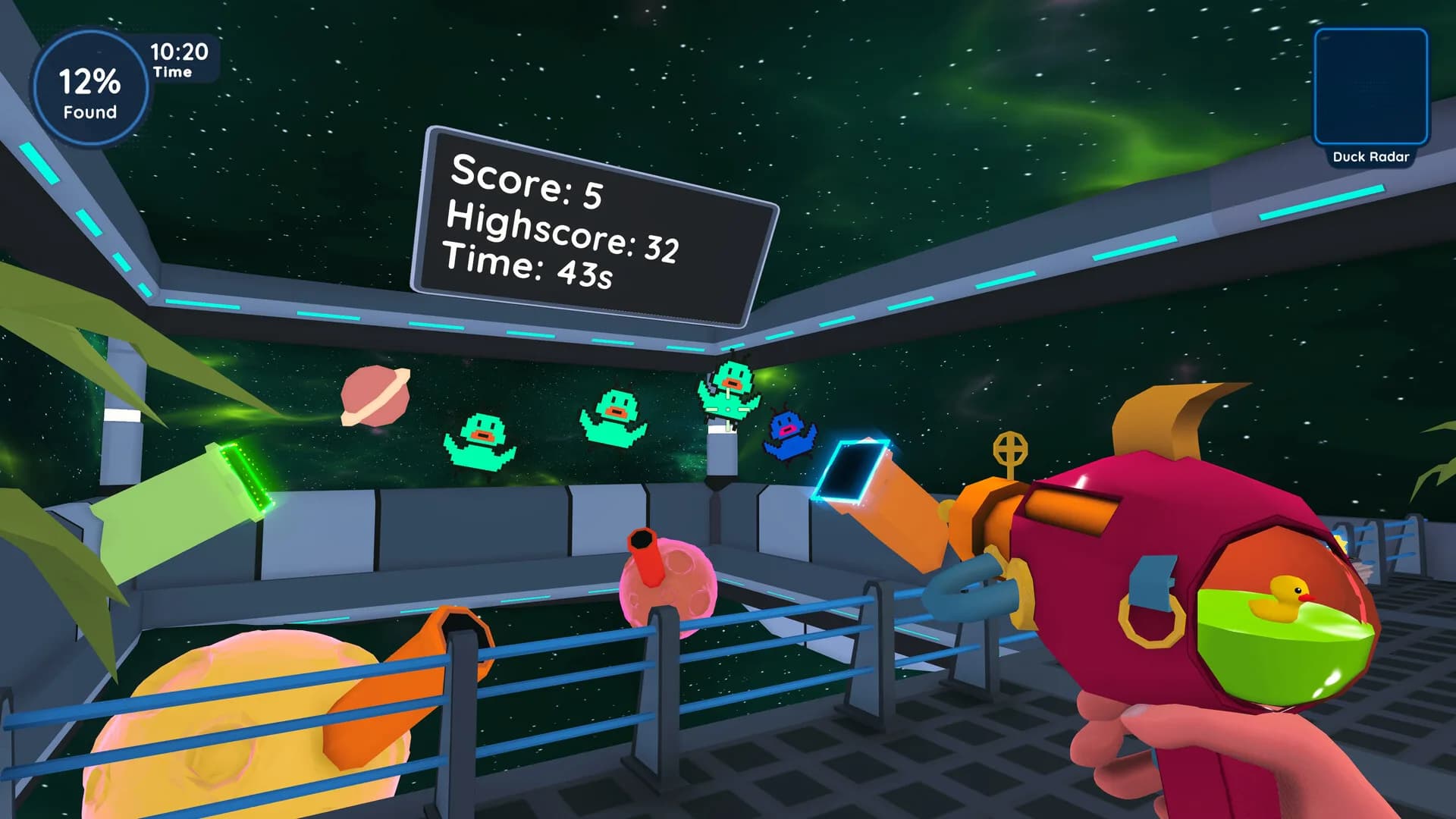 Find 100 Ducks and Blast Them...IN SPACE!!! görsel 7
