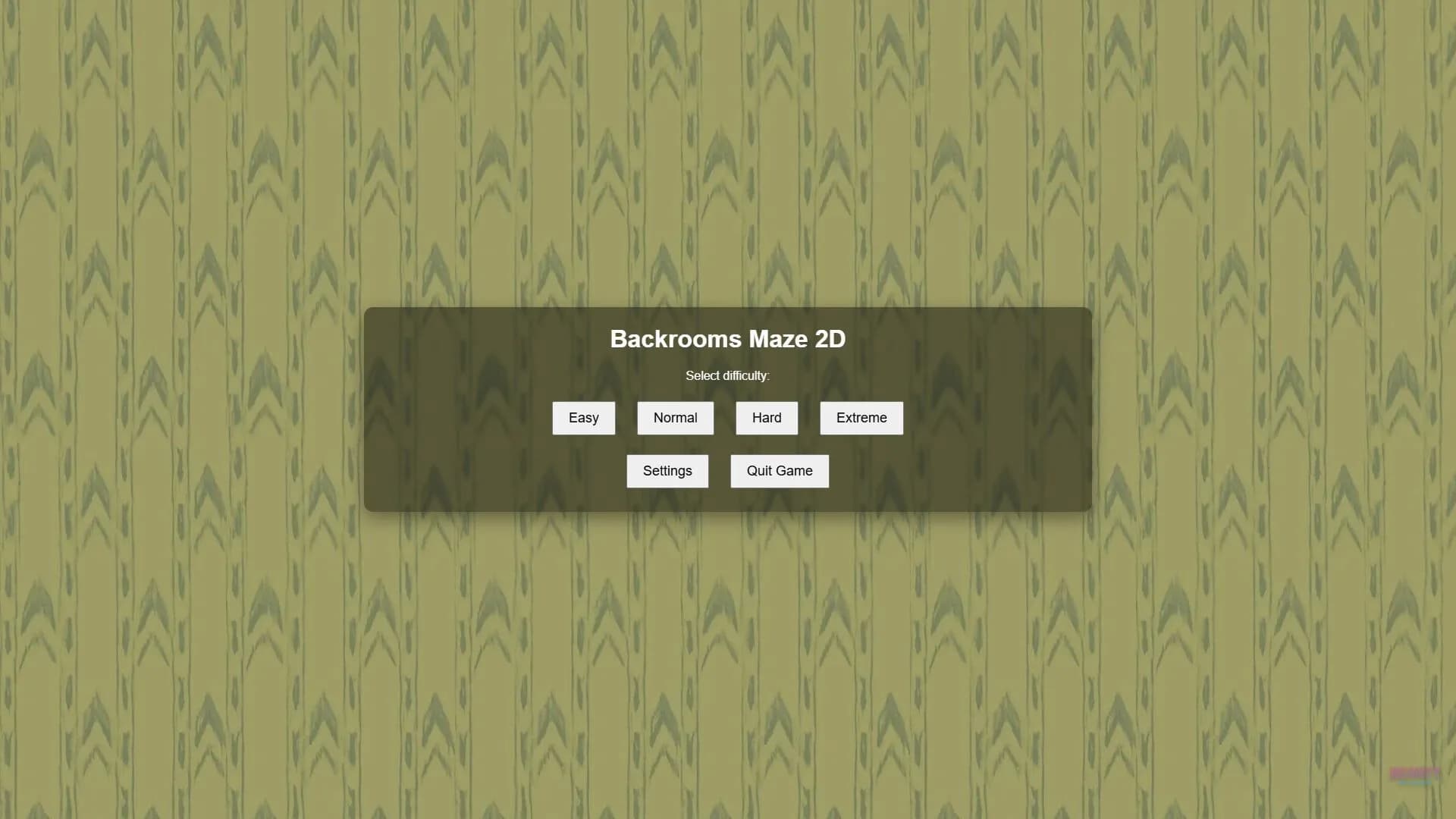 Backrooms Maze 2D görsel 2