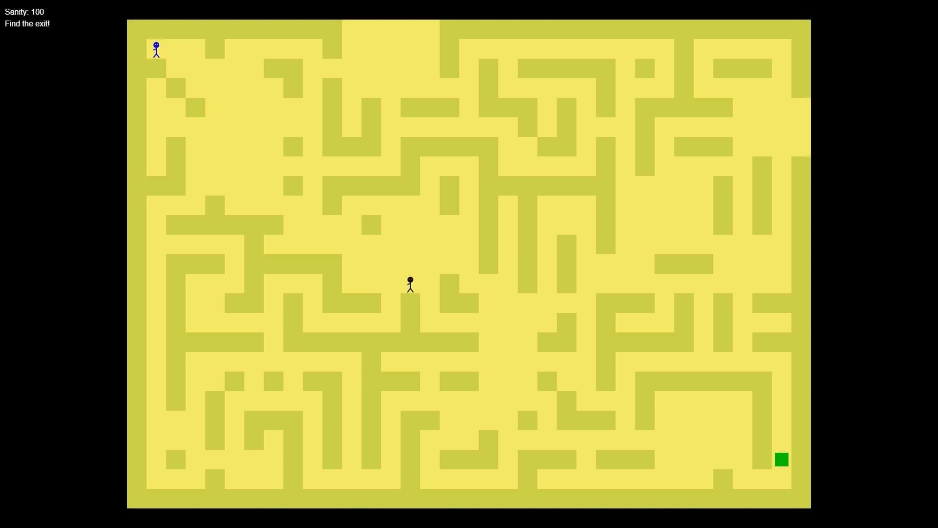 Backrooms Maze 2D görsel 3