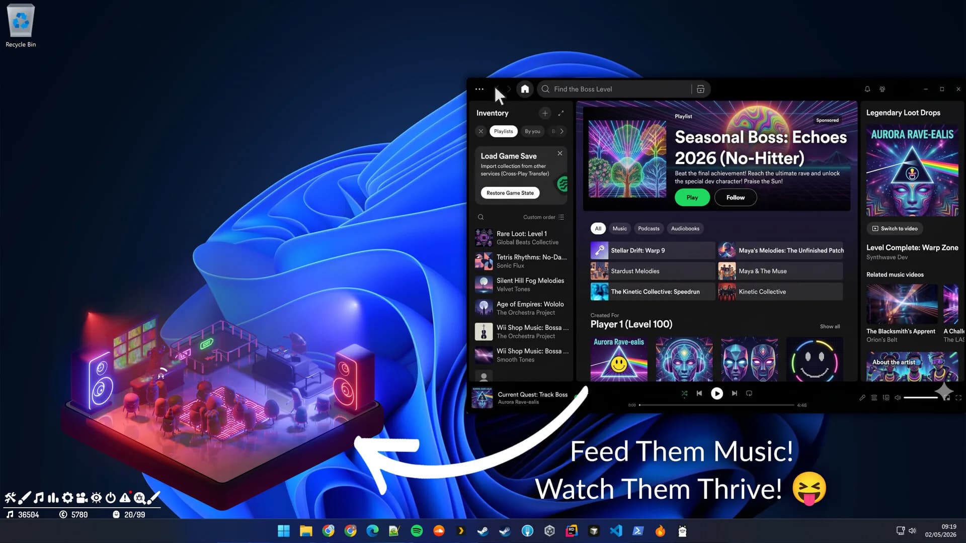 Desktop Rave: Idle Audio Club görsel 2