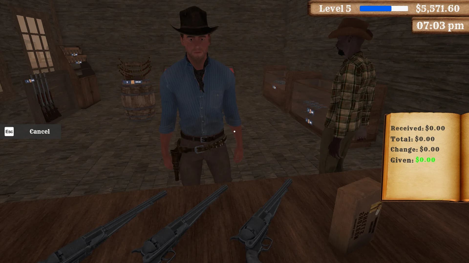 Western Gun Shop Simulator görsel 5