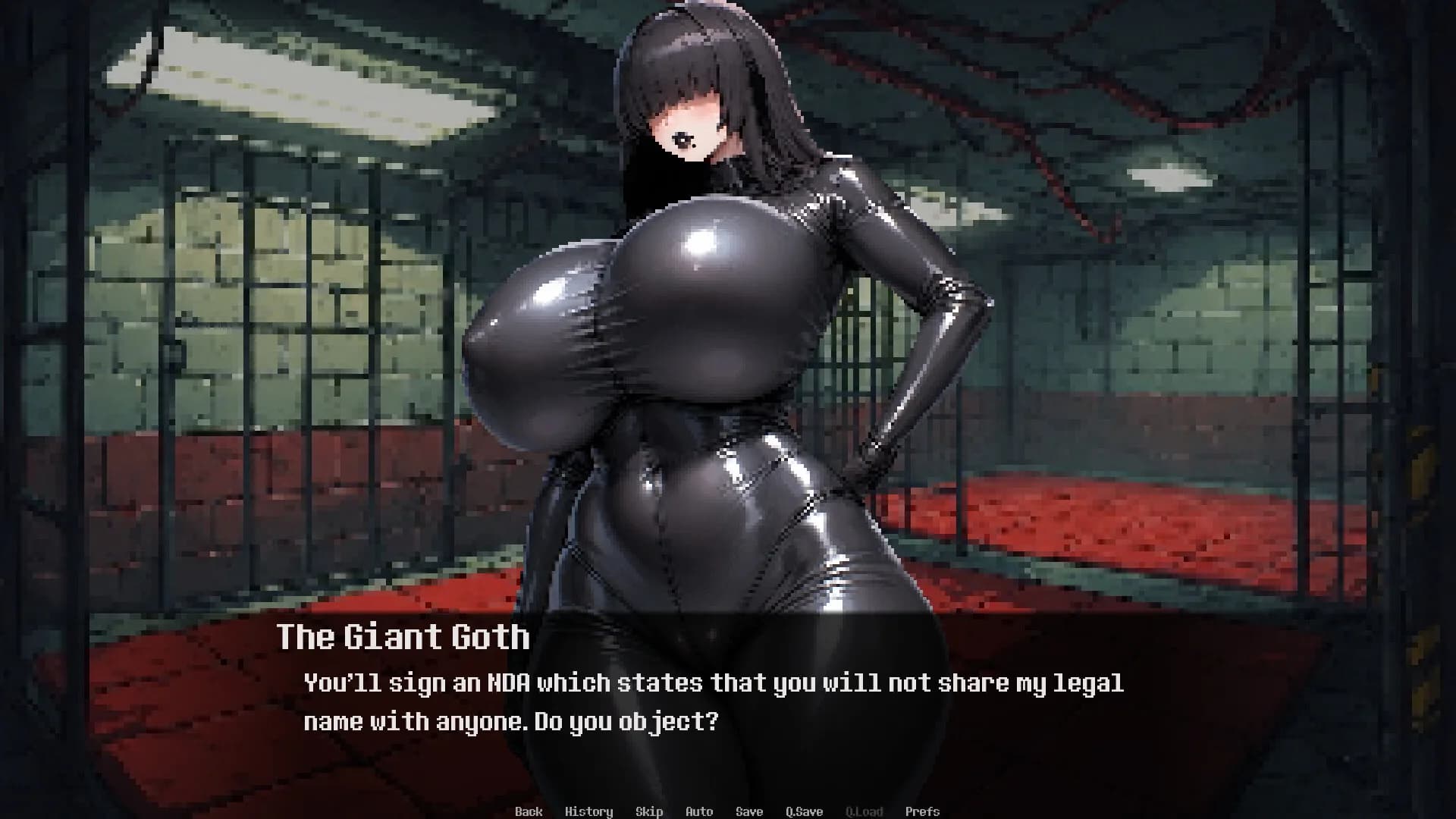 Yandere Goth BDSM görsel 5