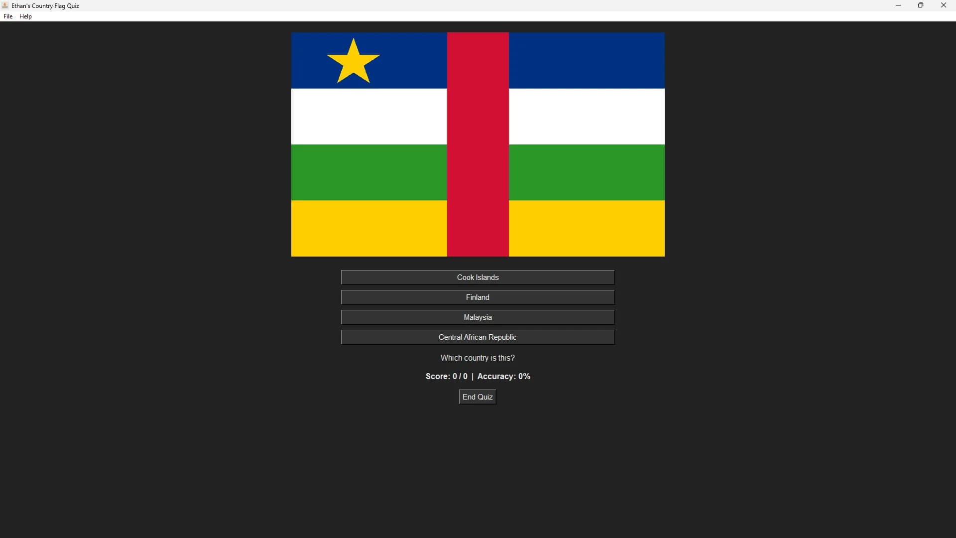 Ethan's Flag Quiz Game görsel 2