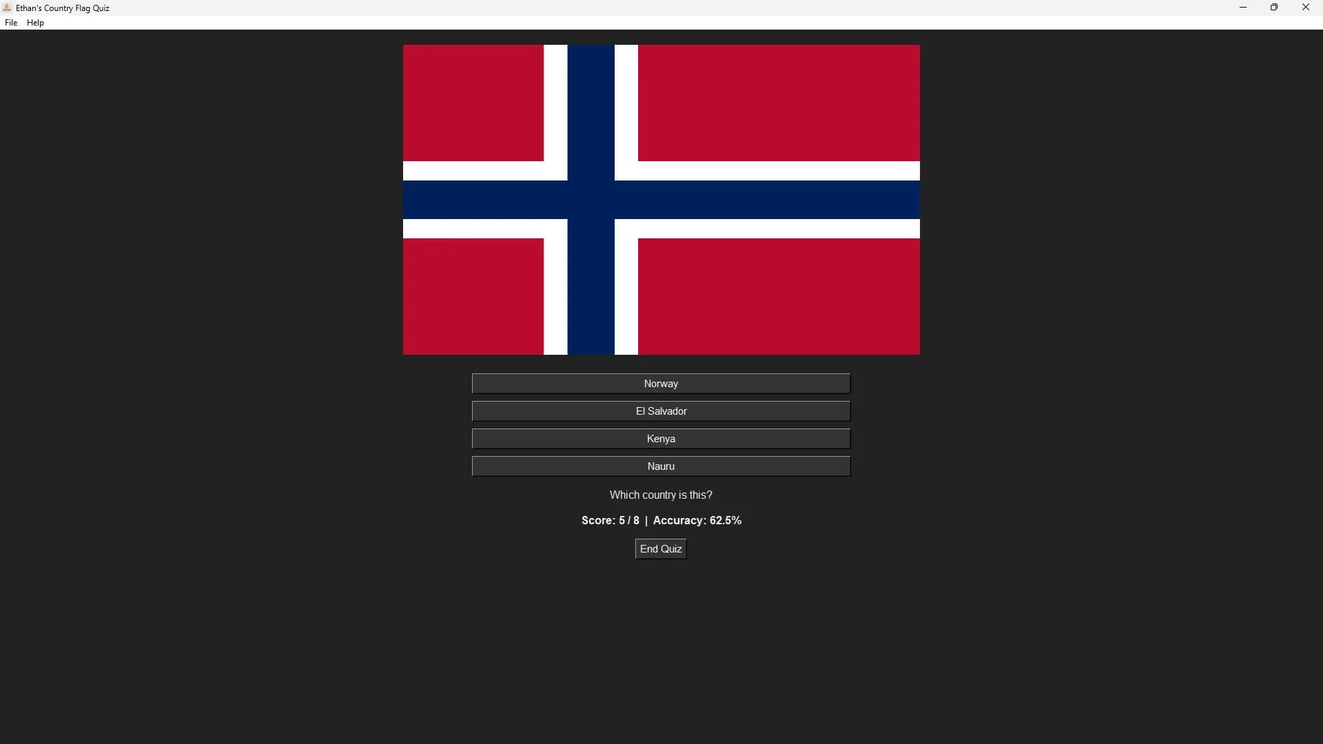 Ethan's Flag Quiz Game görsel 4