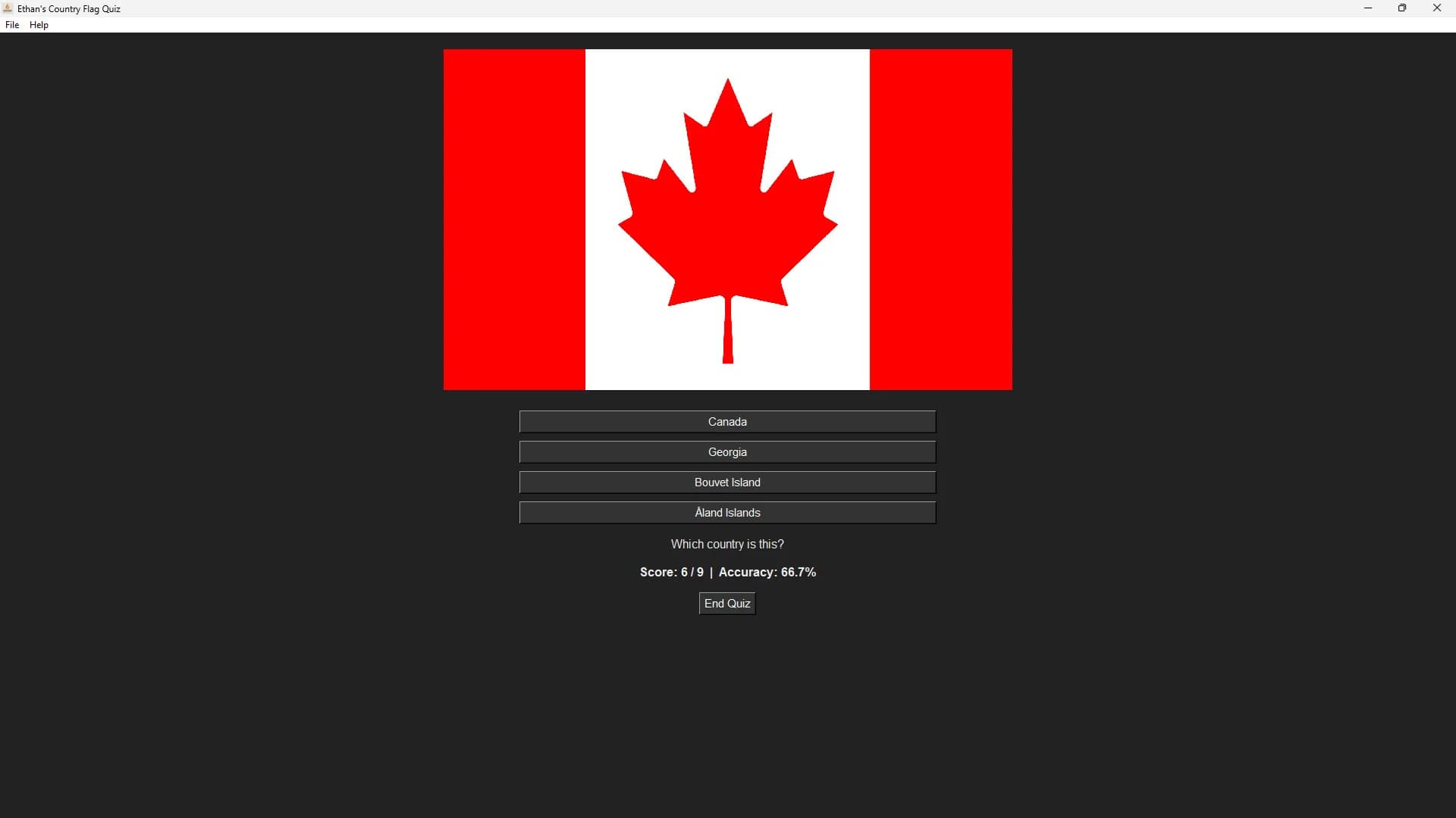 Ethan's Flag Quiz Game görsel 7