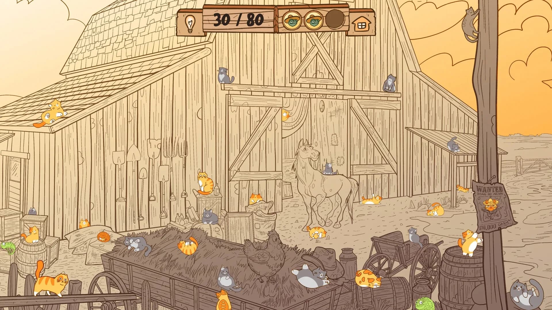Cats Visiting Wild West görsel 3
