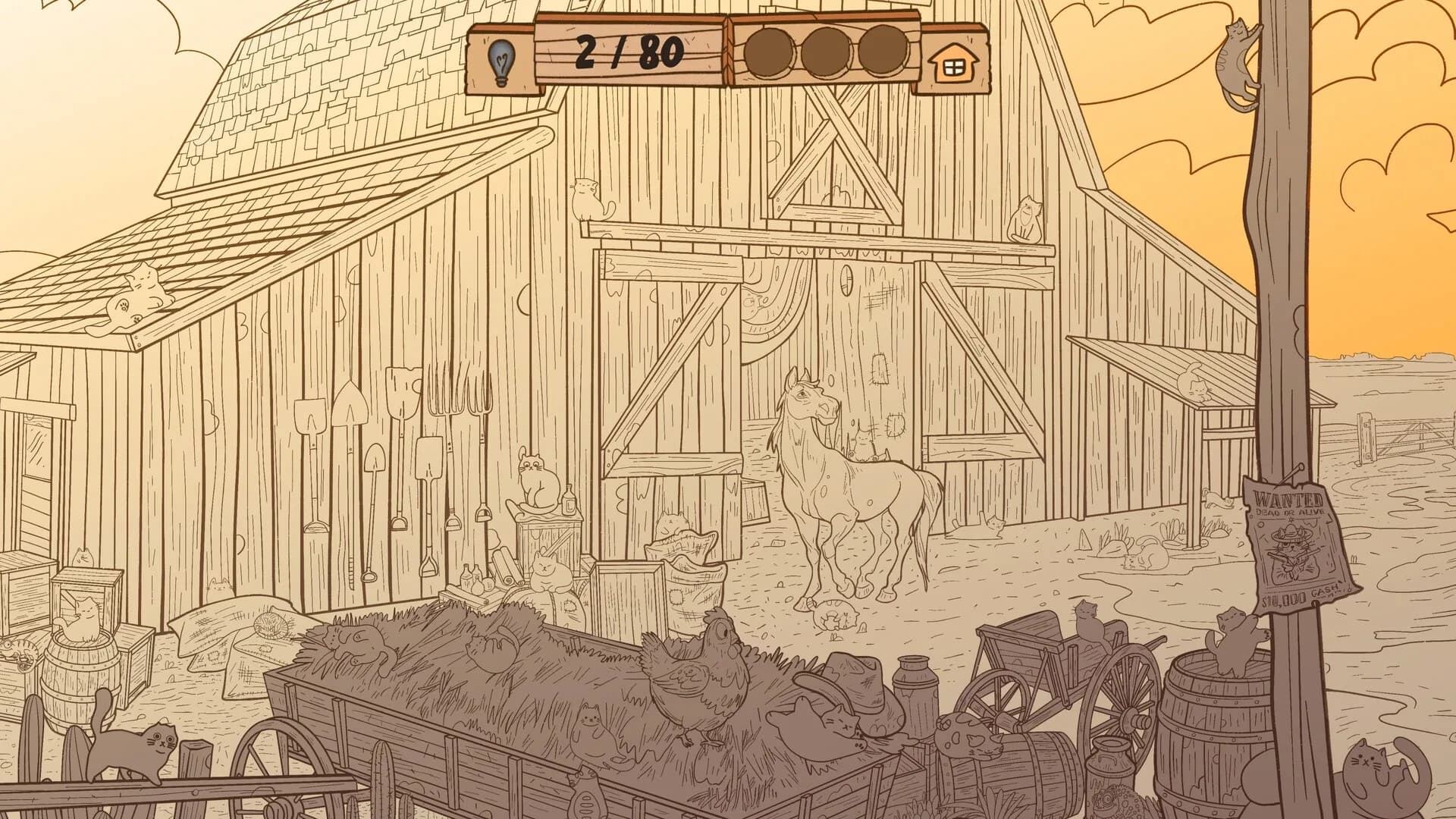 Cats Visiting Wild West görsel 4