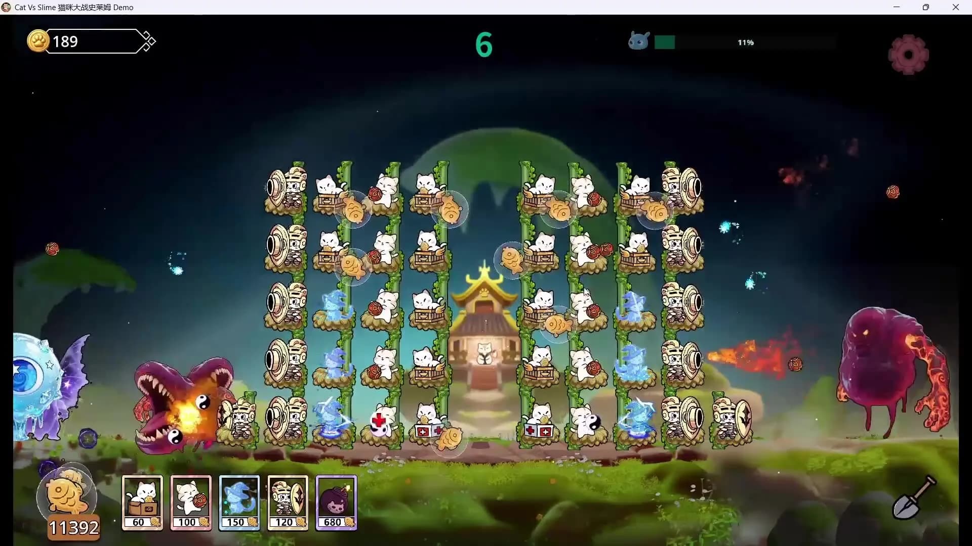 Cat Vs Slime 猫咪大战史莱姆 görsel 3