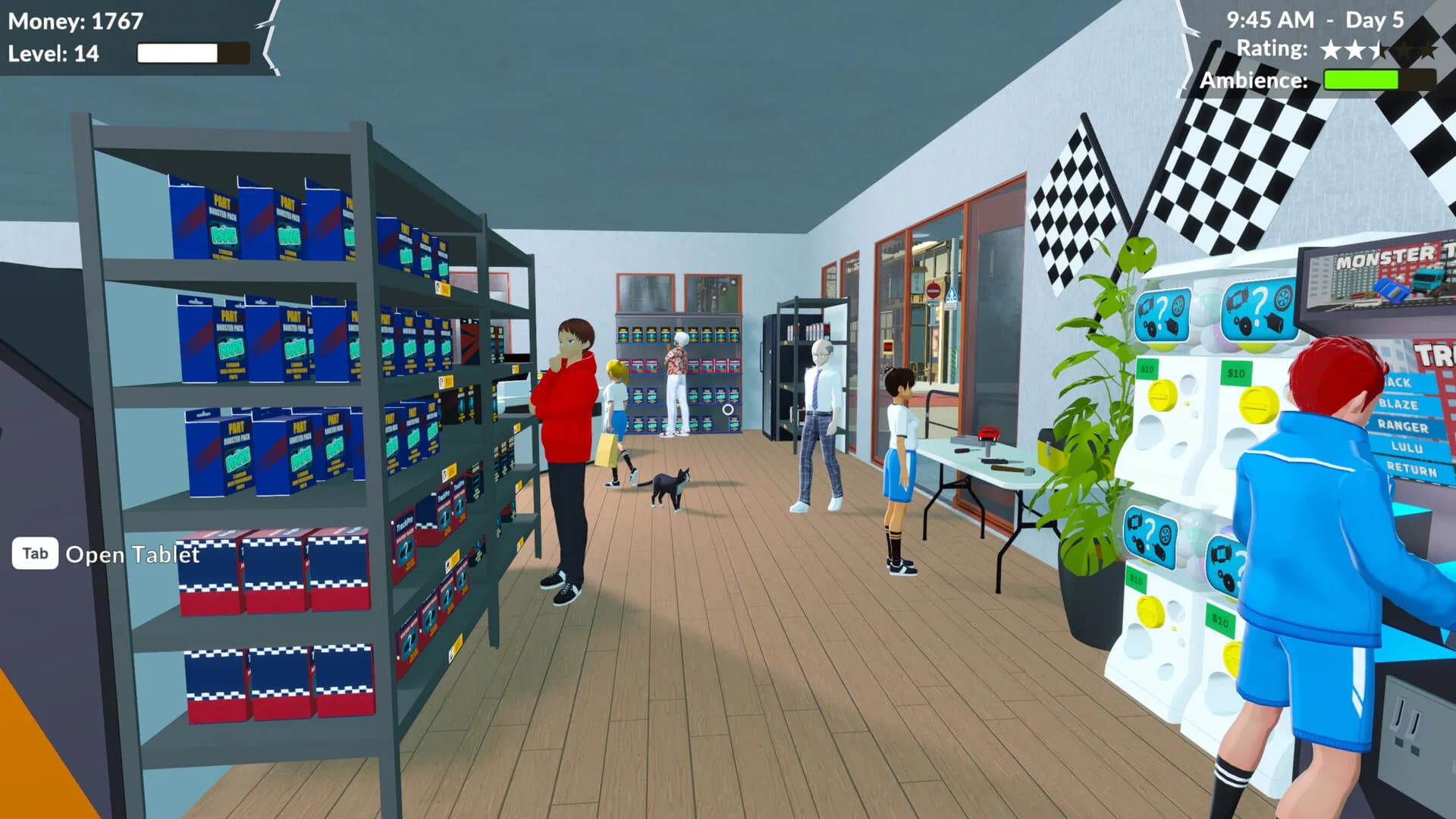 Pocket Racer Shop Sim görsel 4