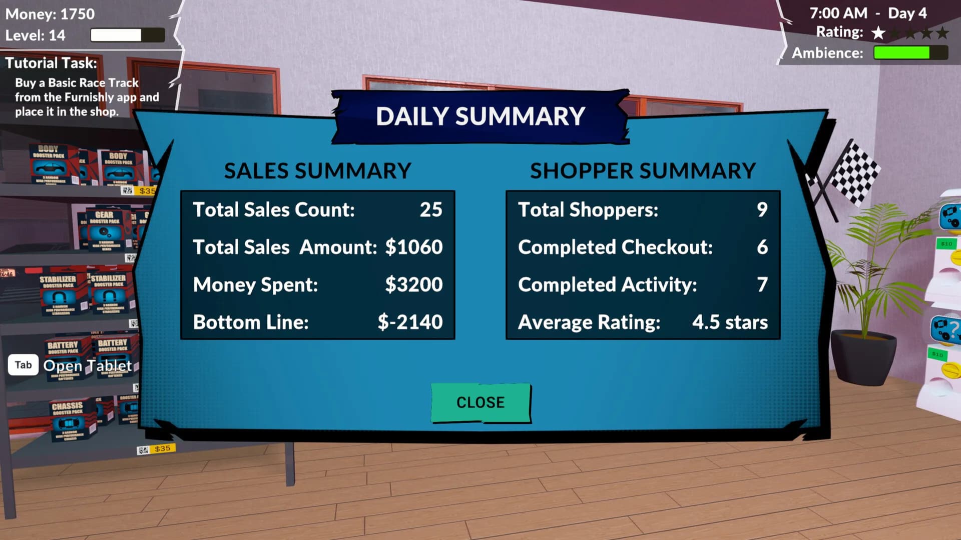 Pocket Racer Shop Sim görsel 10