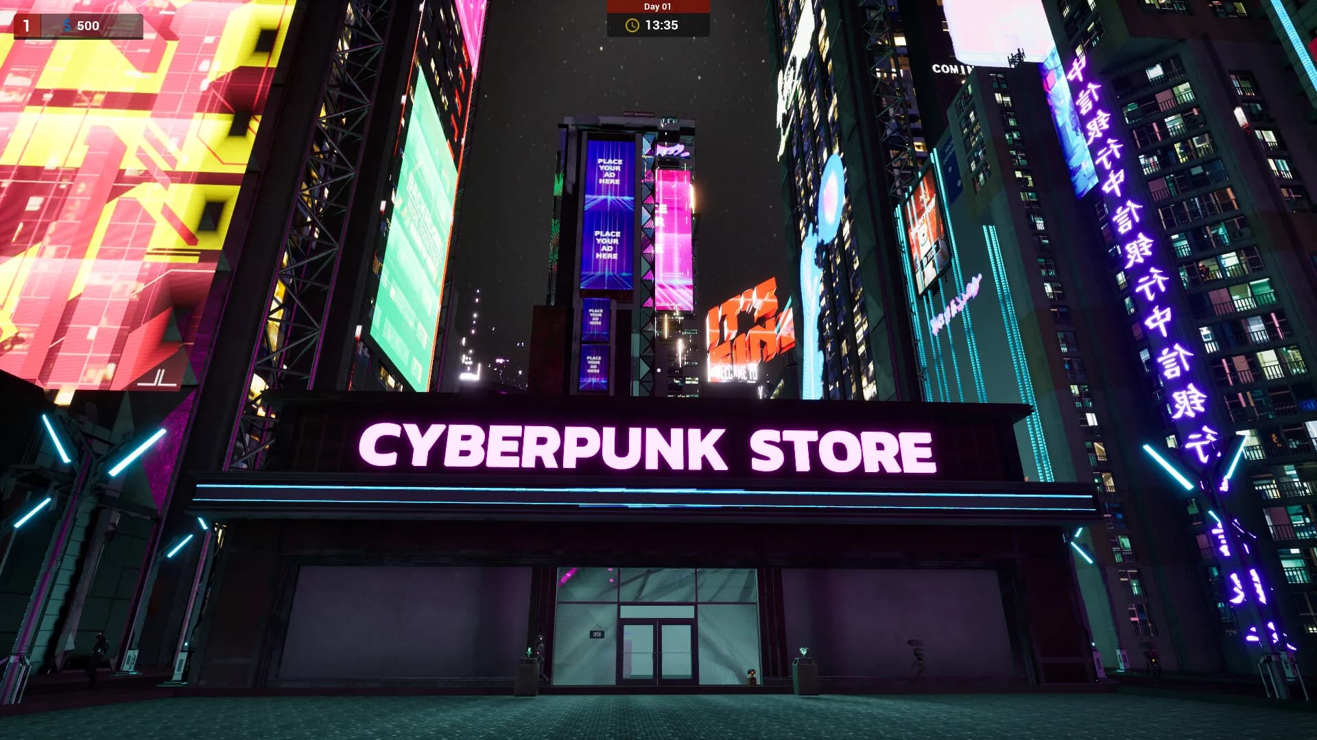 Cyberpunk Store Simulator görsel 2