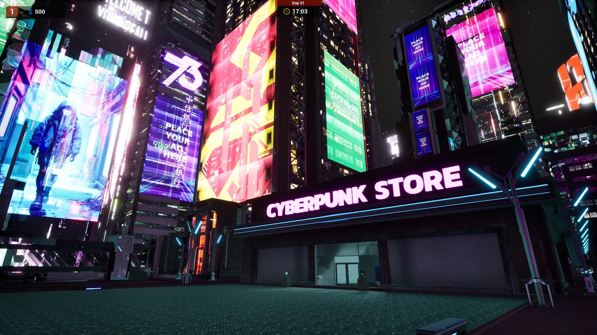 Cyberpunk Store Simulator görsel 4