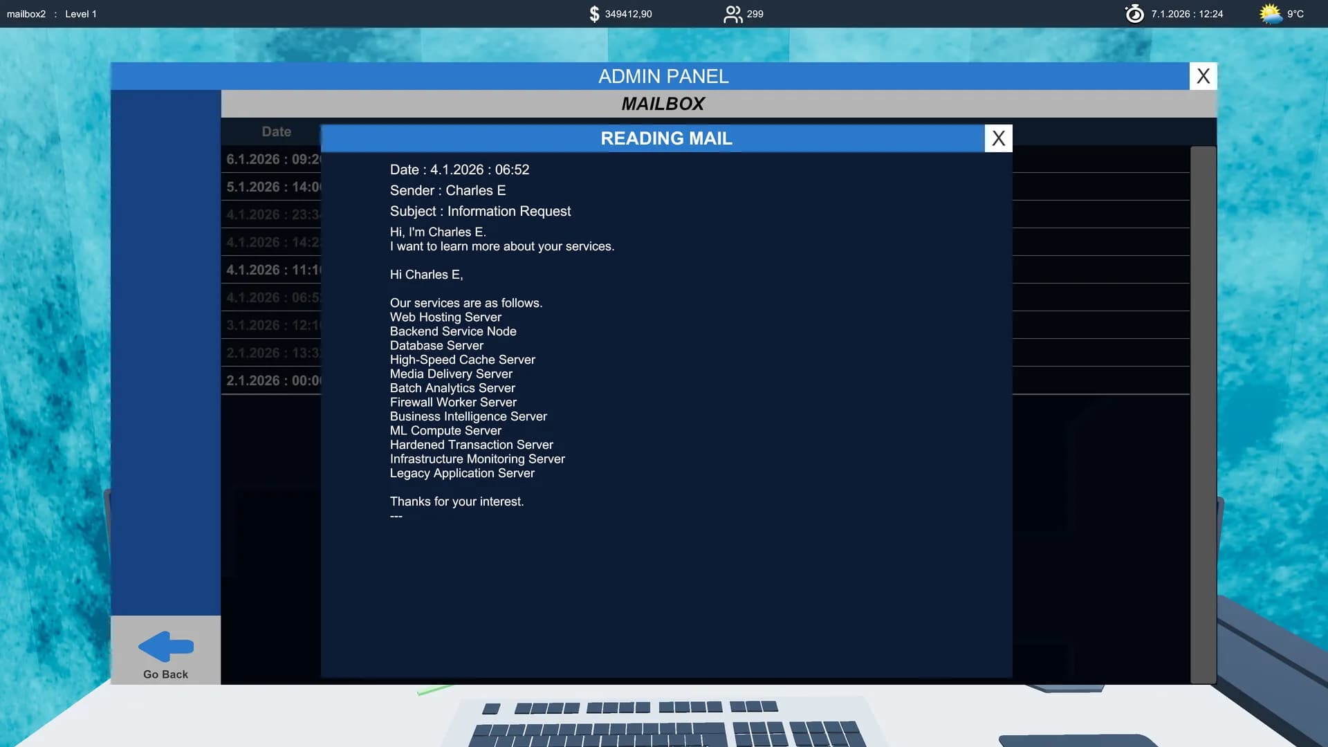Cloud Server Simulator görsel 3